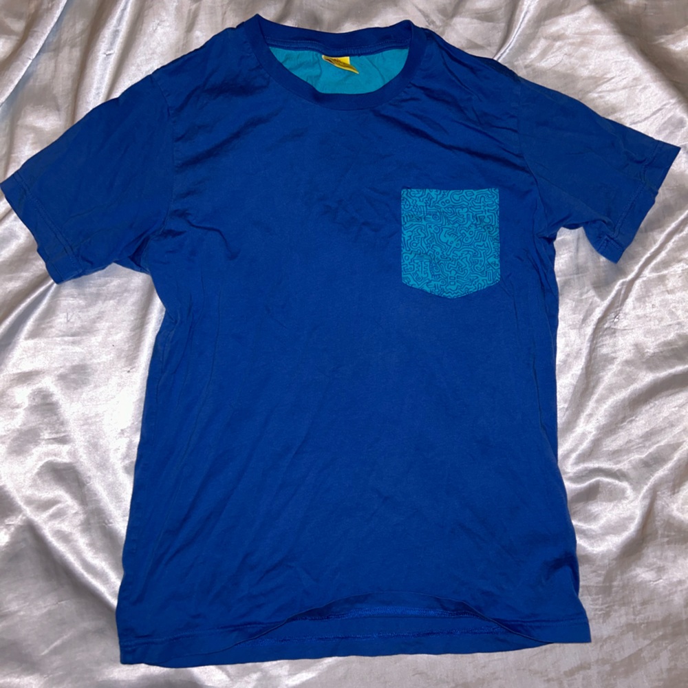 Keith Haring Blue and Turquoise Tee
